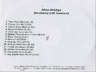 alter bridge blackbird 2007
